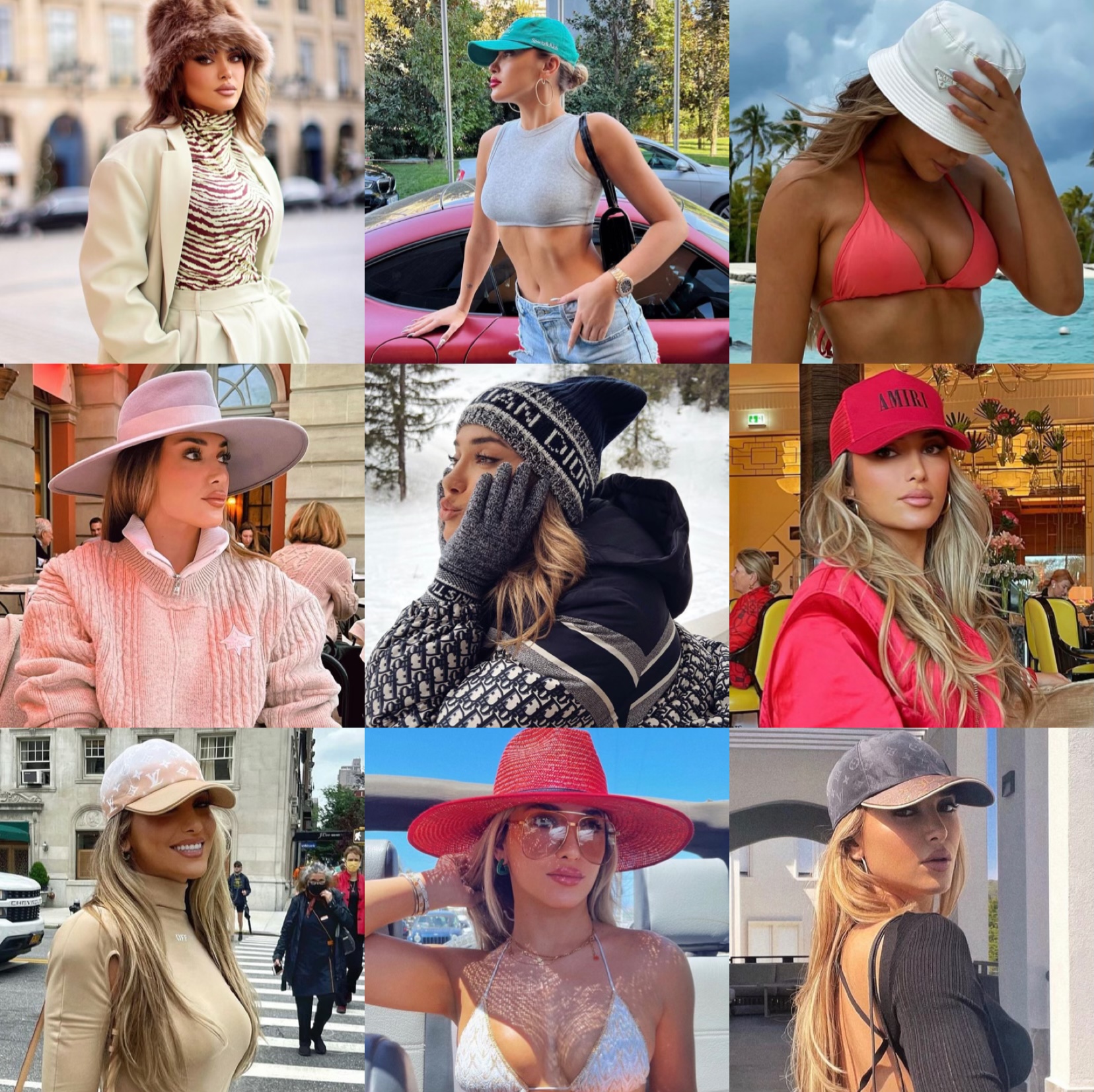 Të gjitha mënyrat si mund të dukeni seksi me kapele, jua tregon Anxhelina Hadërgjonaj