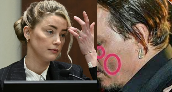 Amber Heard e pranon: Foto e Johnny Depp me sytë e nxirë është photoshop