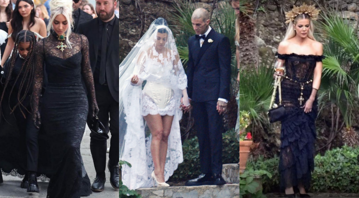 Nuk e dimë nëse motrat Kardashian po shkonin tek dasma Kourtney-t apo në funeral