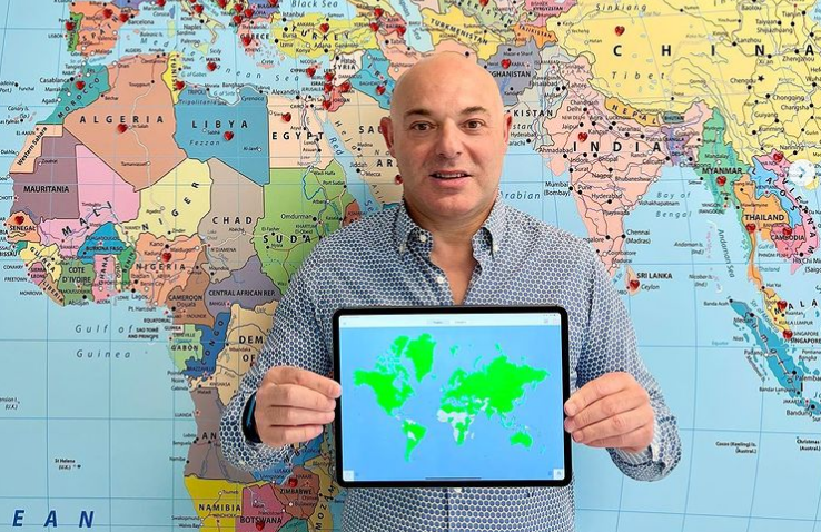 E gjeni dot sa vende të botës ka vizituar Blendi Fevziu?