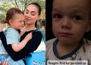 Krid përlotet nga urimi i mami Kleas për ditëlindje dhe u përlotëm edhe ne