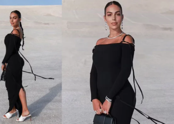 Georgina Rodriguez merr vëmendjen në sfilatën e modës në Francë