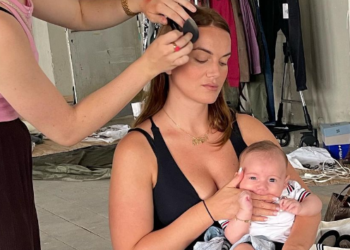 Heidi Lushtaku rikthehet në punë, por tani ka një shoqërues shumë të lezetshëm