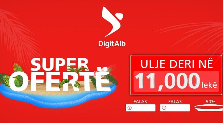 Jo vetëm argëtim i garantuar gjatë gjithë sezonit, por edhe kurseni deri në 11,000 Lekë me superofertën e DigitAlb