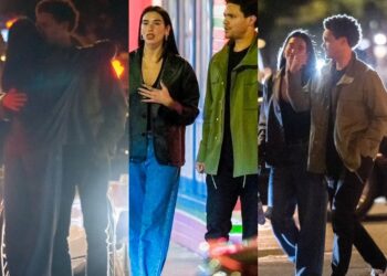 Puthje e përqafime, Dua Lipa fotografohet me të dashurin e ri