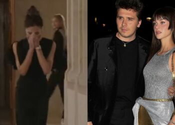 Victoria Beckham shpërthen në lot pasi ribashkohet me Nicola Peltz në shfaqjen e modës në Paris