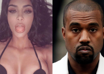 E teproi! Kanye West tregon foto private të Kim Kardashian