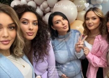 Einxhel organizon baby shower, pamjet nga festa