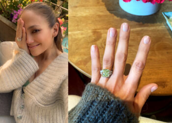 Jennifer Lopez zbulon mesazhin sekret të gdhendur në unazën e saj të fejesës