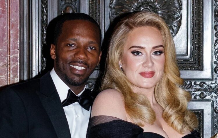 Adele surprizon partnerin në mes të koncertit të saj