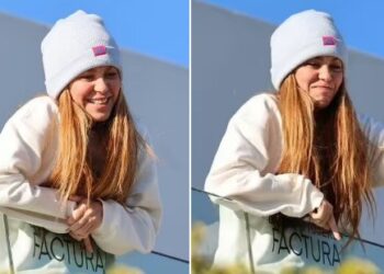 Shakira i jep një mesazh Pique-s nga ballkoni i shtëpisë