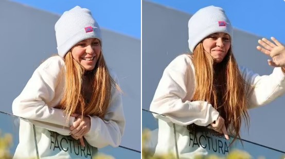 Shakira i jep një mesazh Pique-s nga ballkoni i shtëpisë