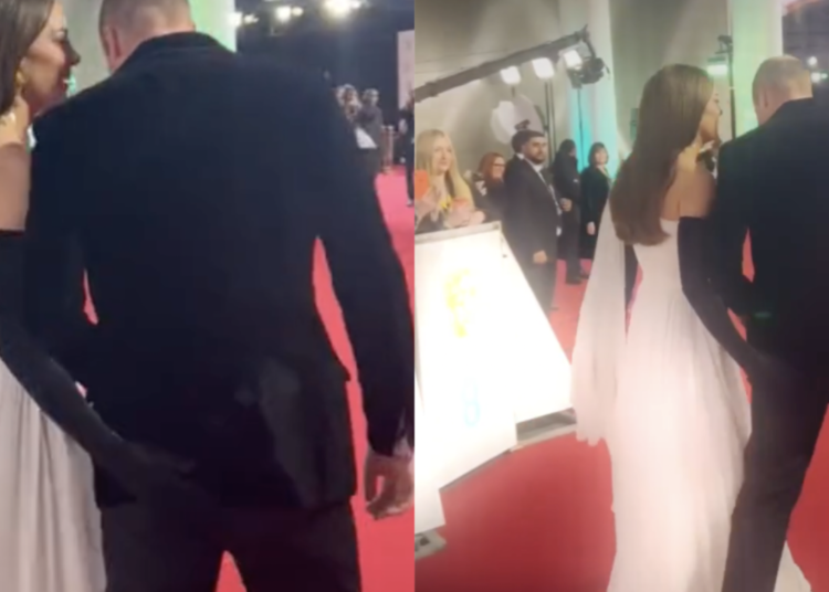 Kate i gjuan në të pasme princit William dhe video po bën xhiron e rrjetit