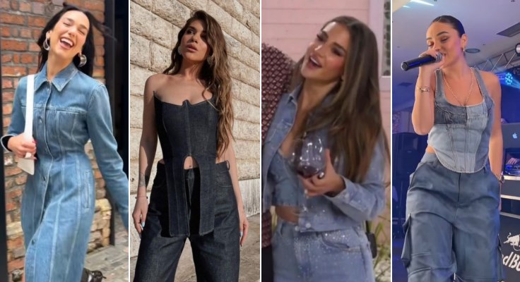 Nga vajzat e showbizit shqiptar tek pasarelat botërore, xhins nga koka te këmbët