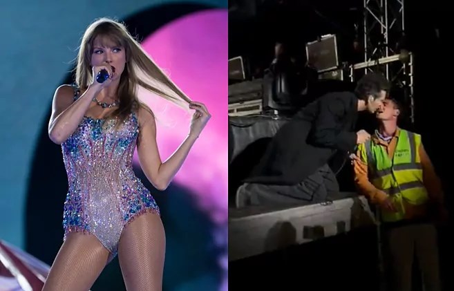 Pa partnerin duke u puthur me rojen, Taylor Swift i jep fund lidhjes