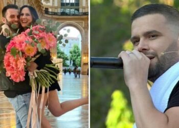 Flori Mumajesi i bëri surprizën më të bukur Arbanës dhe Edit ditën e dasmës