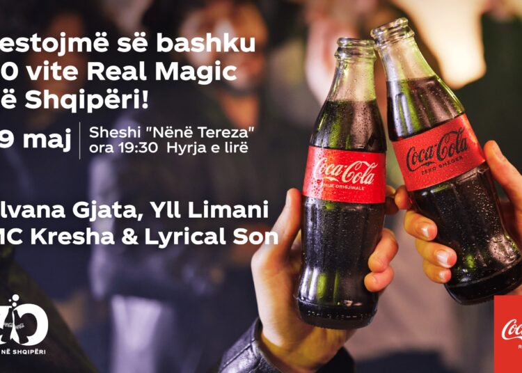 Tri arsye për të bërë gëzuar me Coca-Cola. Tri dekada në Shqipëri!