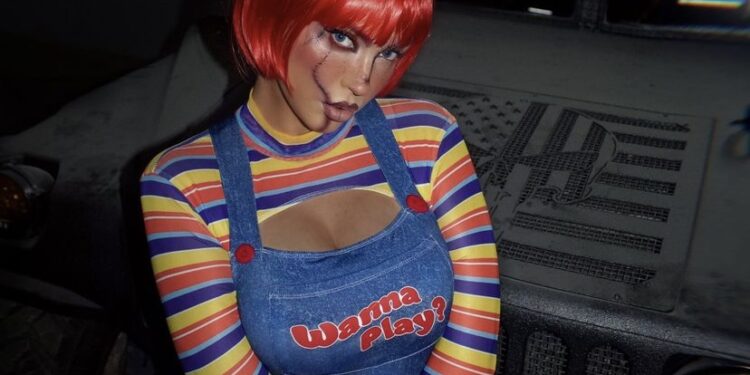 Si u maskuan vajzat e showbizit për Halloween