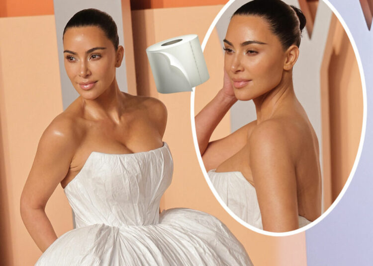 Kim Kardashian u shfaq në festën e Oscars me fustan nusërie dhe krahasimet janë të tmerrshme!