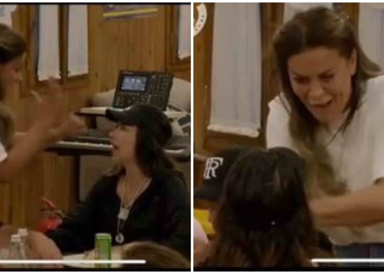 Big Mama humb kontrollin, pështyn dhe shan Albën në serbisht!