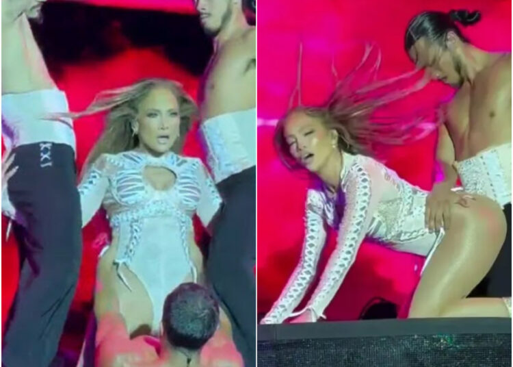 JLo “skandalizon” fansat, improvizon skenën e seksit në mes të koncertit!