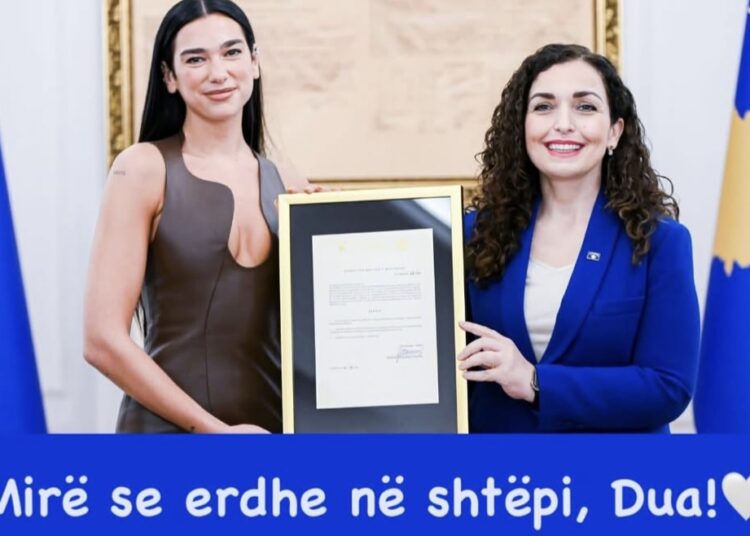 Dua Lipa merr shtetësinë e Kosovës!