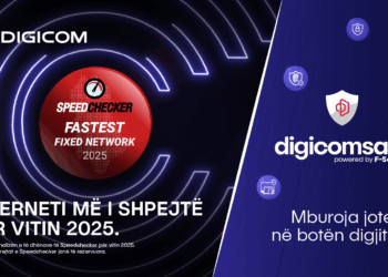 Digicom: Interneti më i shpejtë për vitin 2025, tani edhe më i sigurt me F-Secure