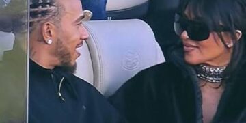 Kim Kardashian & Hamilton bashkë në Super Bowl, zyrtarisht në lidhje?