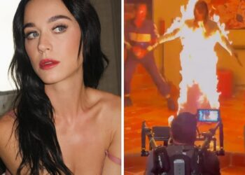 Po xhironte klipin e këngës, flakët përfshijnë këngëtaren e njohur!