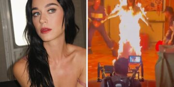 Po xhironte klipin e këngës, flakët përfshijnë këngëtaren e njohur!