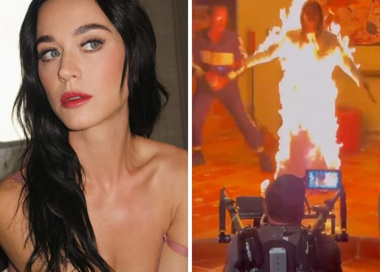 Po xhironte klipin e këngës, flakët përfshijnë këngëtaren e njohur!